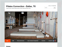 Tablet Screenshot of pilates-connection.com